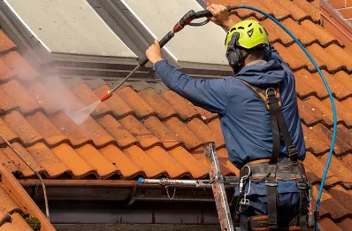 Démoussage et hydrofuge de toiture à Allouagne